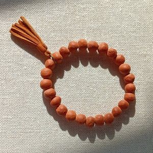 Terracotta Tassel Bracelet
